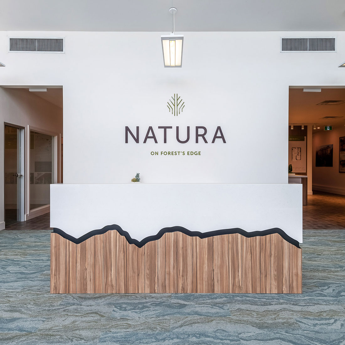 Natura Development Presentation Center Interior Design